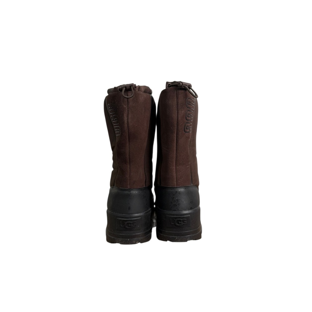 UGG Klamath Short Snow Boots Puffer Winter Warm Cedar Suede Brown Women's Size 7 - Picture 5 of 7
